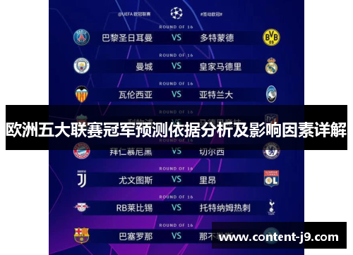 欧洲五大联赛冠军预测依据分析及影响因素详解